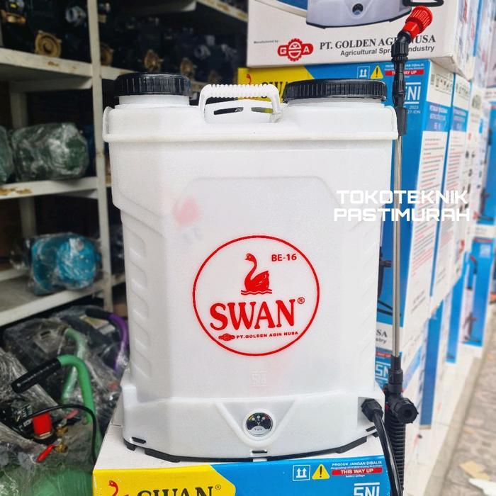 Sprayer Hama Gendong Swan BE-16 Single 16 Liter / Sprayer Elektrik Alat Semprot Hama Swan BE16 BE 16