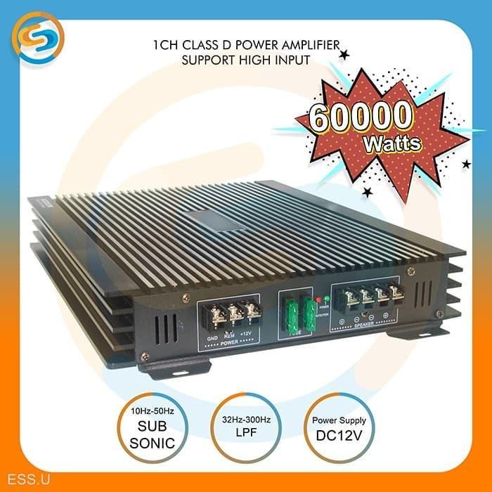 Power 1 Channel Class D Power Amplifier 1Ch Power Monoblok Ess U