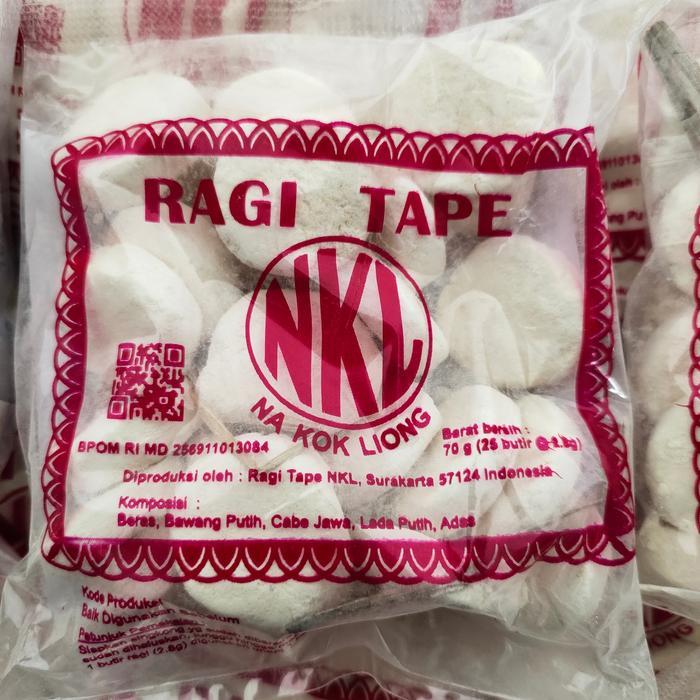 COD Ragi Tape NKL 70 gr ( isi 25 butir) ORIGINAL