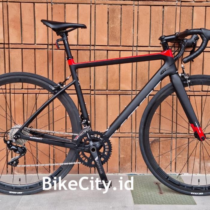 Sepeda Roadbike ELEMENT NERONE Full Carbon - Grey Red, 510