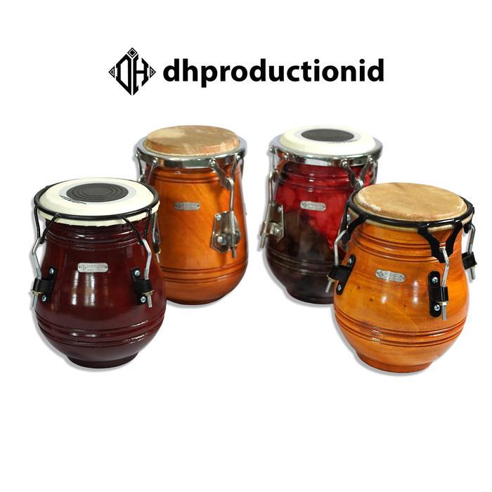 TABLA / KETIPUNG HADROH KAYU MAHONI KULIT SAPI