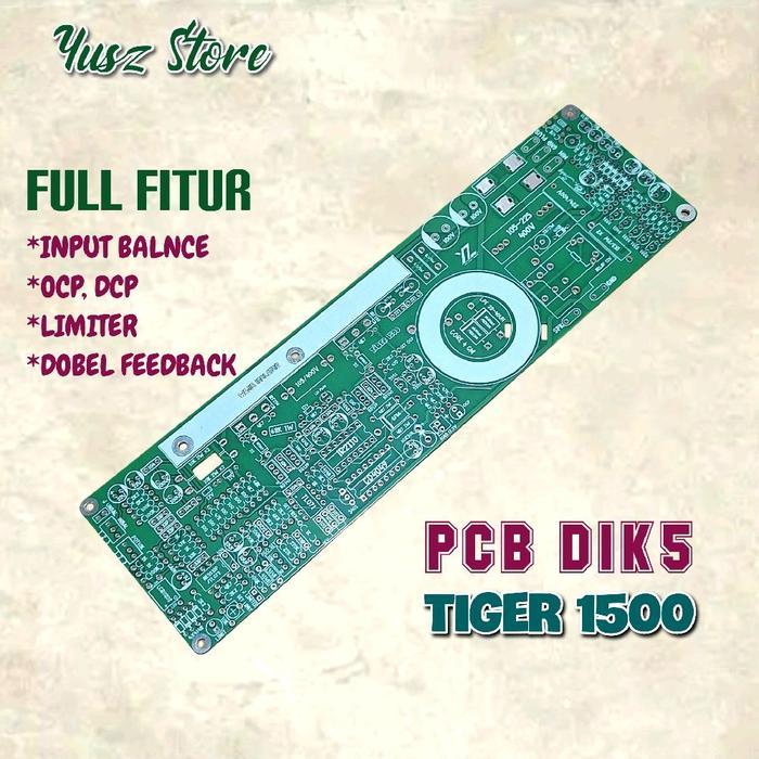 PCB D1K5 Ter 1500 HB Full fitur Halfbridge Class D power Amplifier