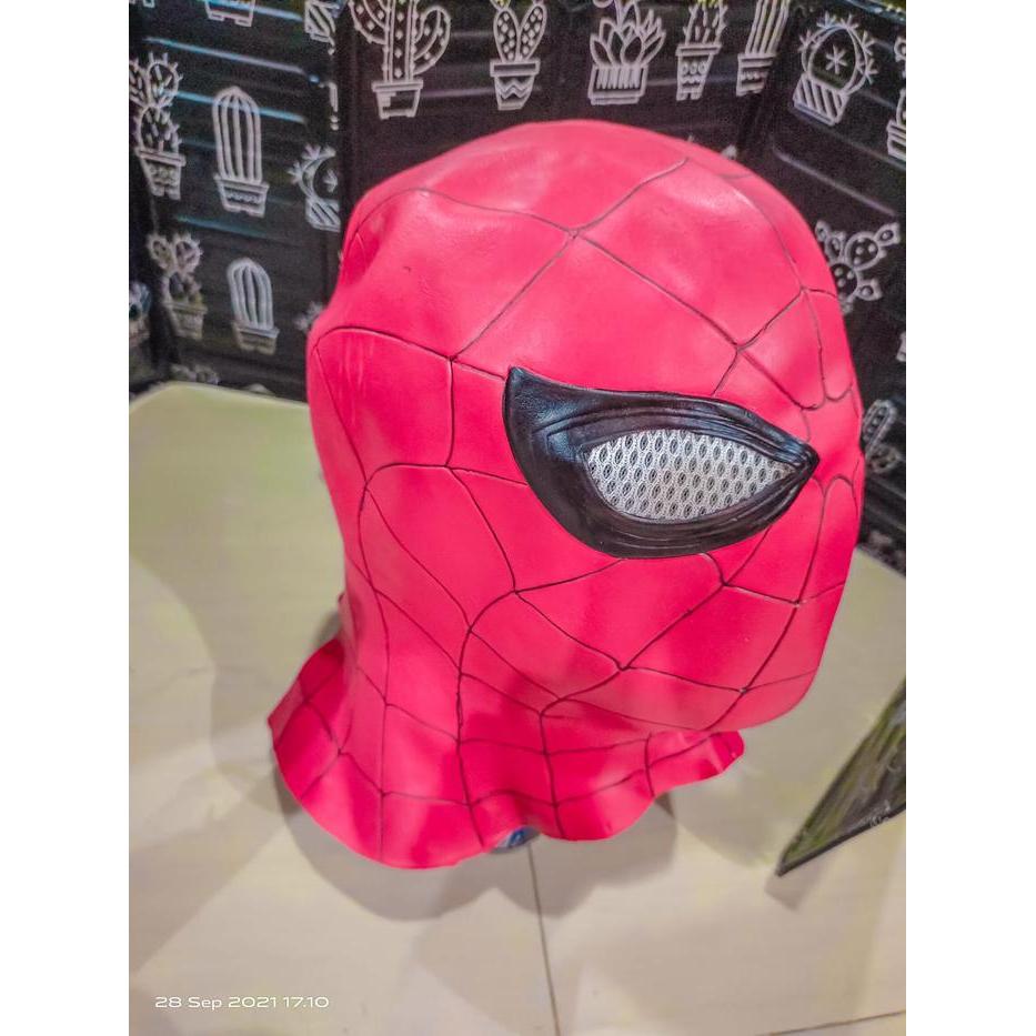 ASLI topeng spiderman avenger marvel mask latex justice league super hero READY STOCK