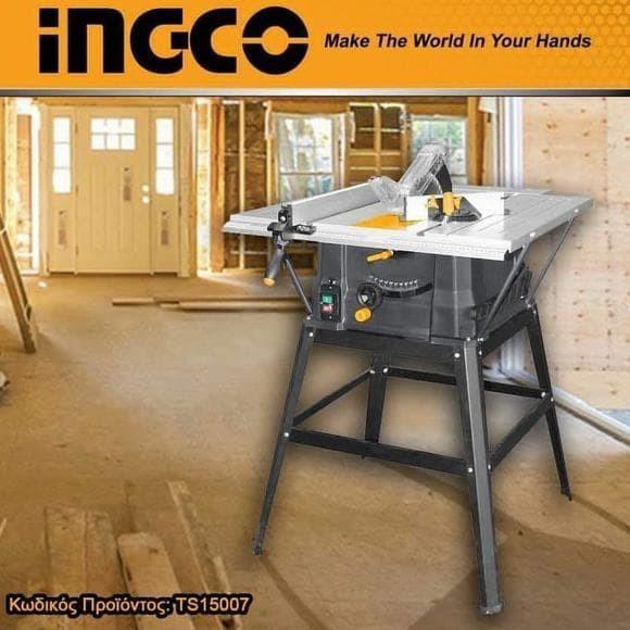 INGCO TS15007 - TABLE SAW 10" / MESIN GERGAJI MEJA POTONG KAYU 10"