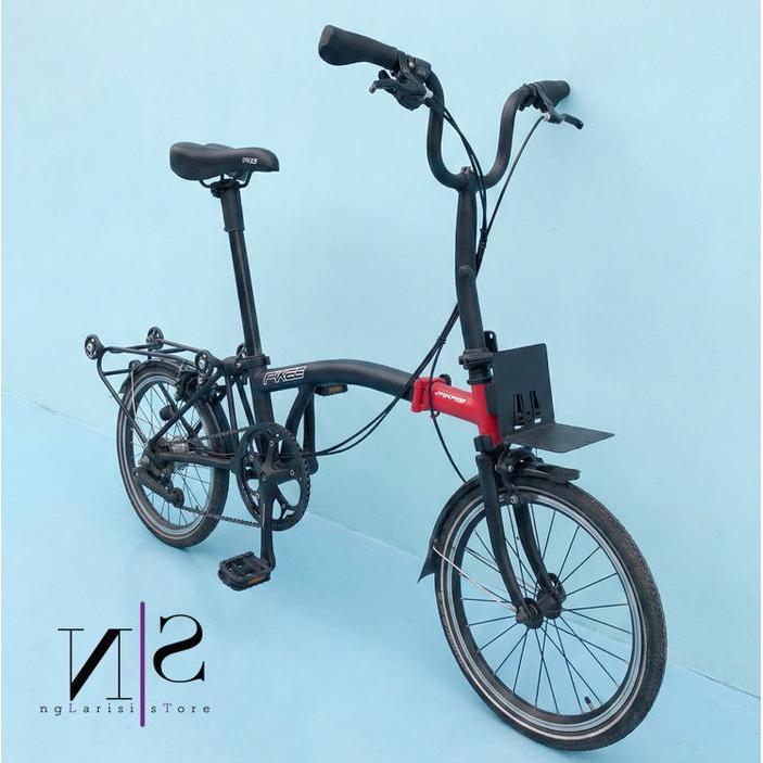 Sepeda Lipat Folding Bike Element Pikes 3 speed 2019 Gen 1 Second - Bukan Brompton/Aceoffix/3sixty -
