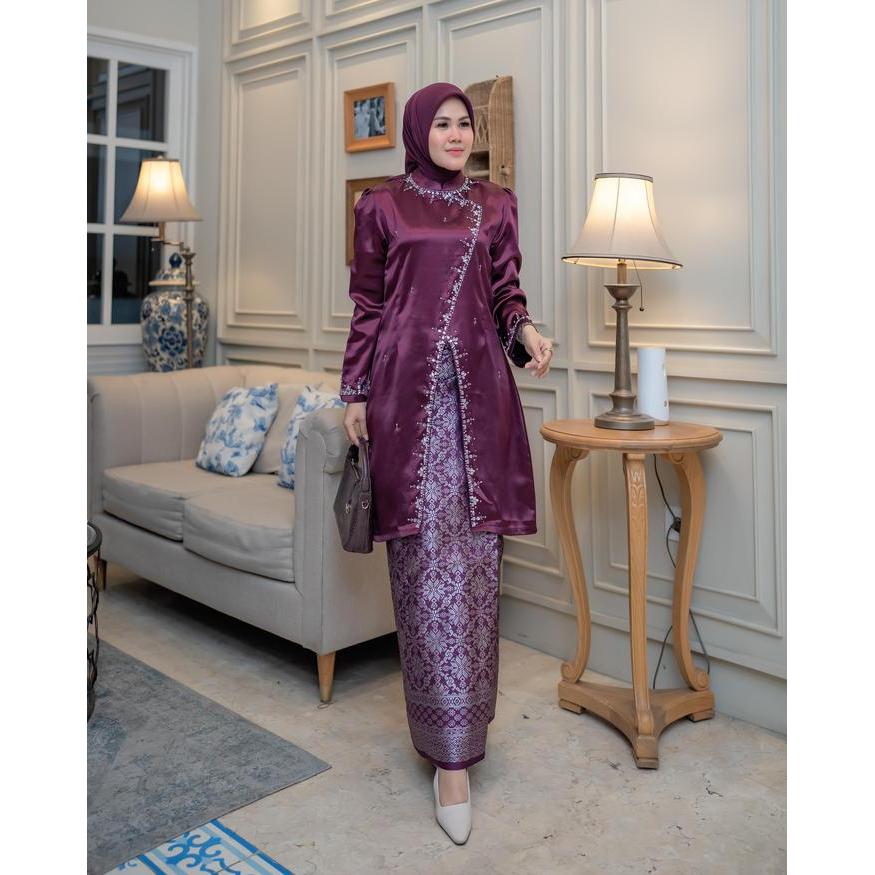 SERIES TERBARU KURUNG PAYET LYLIE Set Baju Kurung Melayu Malaysia Set Kurung Payet Swarowski Set