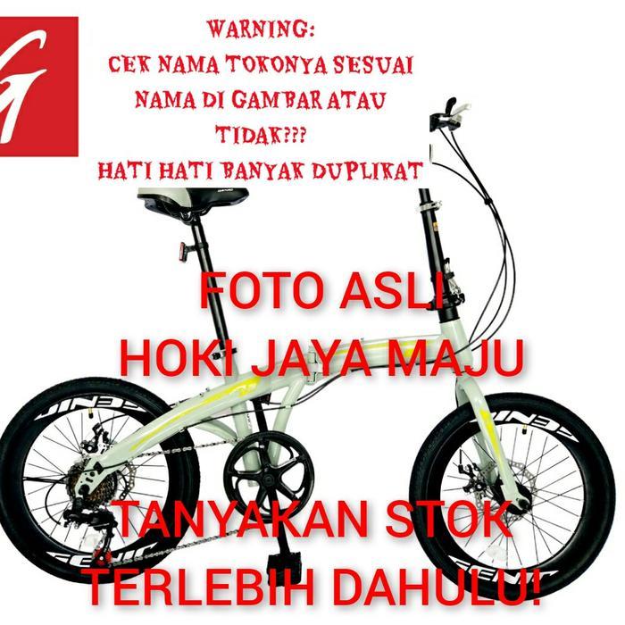 sepeda lipat genio 20 inch f211 folding original