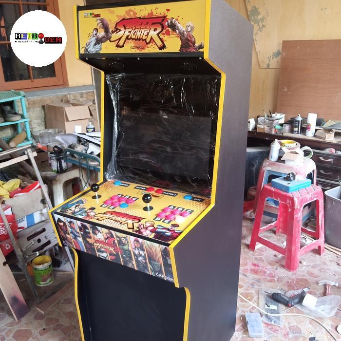 Mesin Dingdong - Arcade Machine Model XTENSION (Kurir Custom) - Koin, Layar 24"
