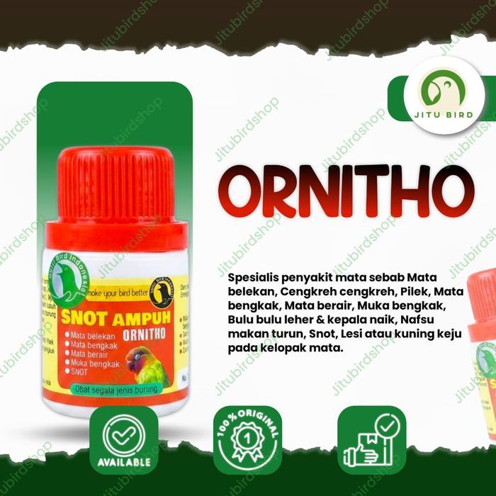 Ready ORNITHO NUTRIBIRD OBAT SNOT AMPUH UNTUK BURUNG LOVEBIRD MURAI KENARI