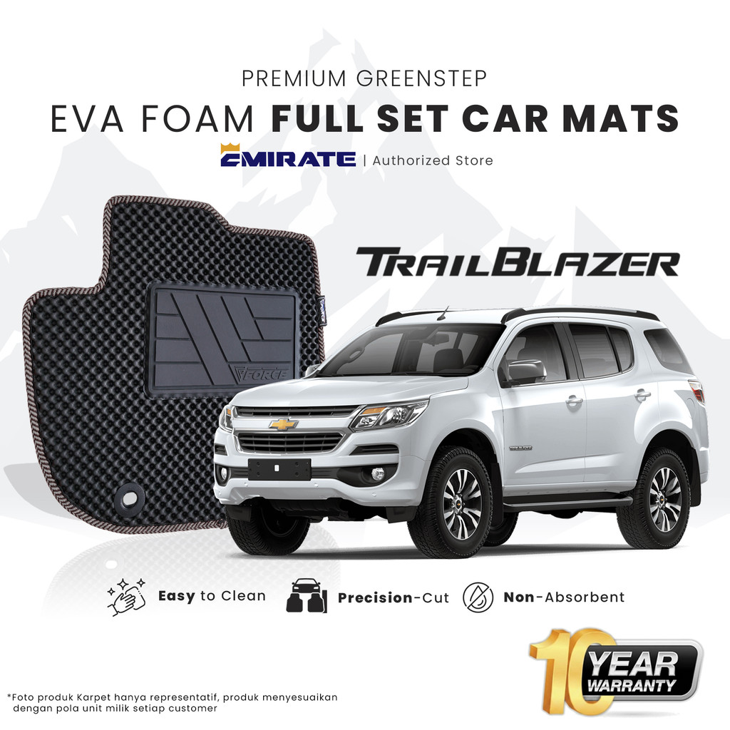 Force Karpet Mobil Chevrolet Trailblazer EVA Foam / Chevrolet Trailblazer Car Mat
