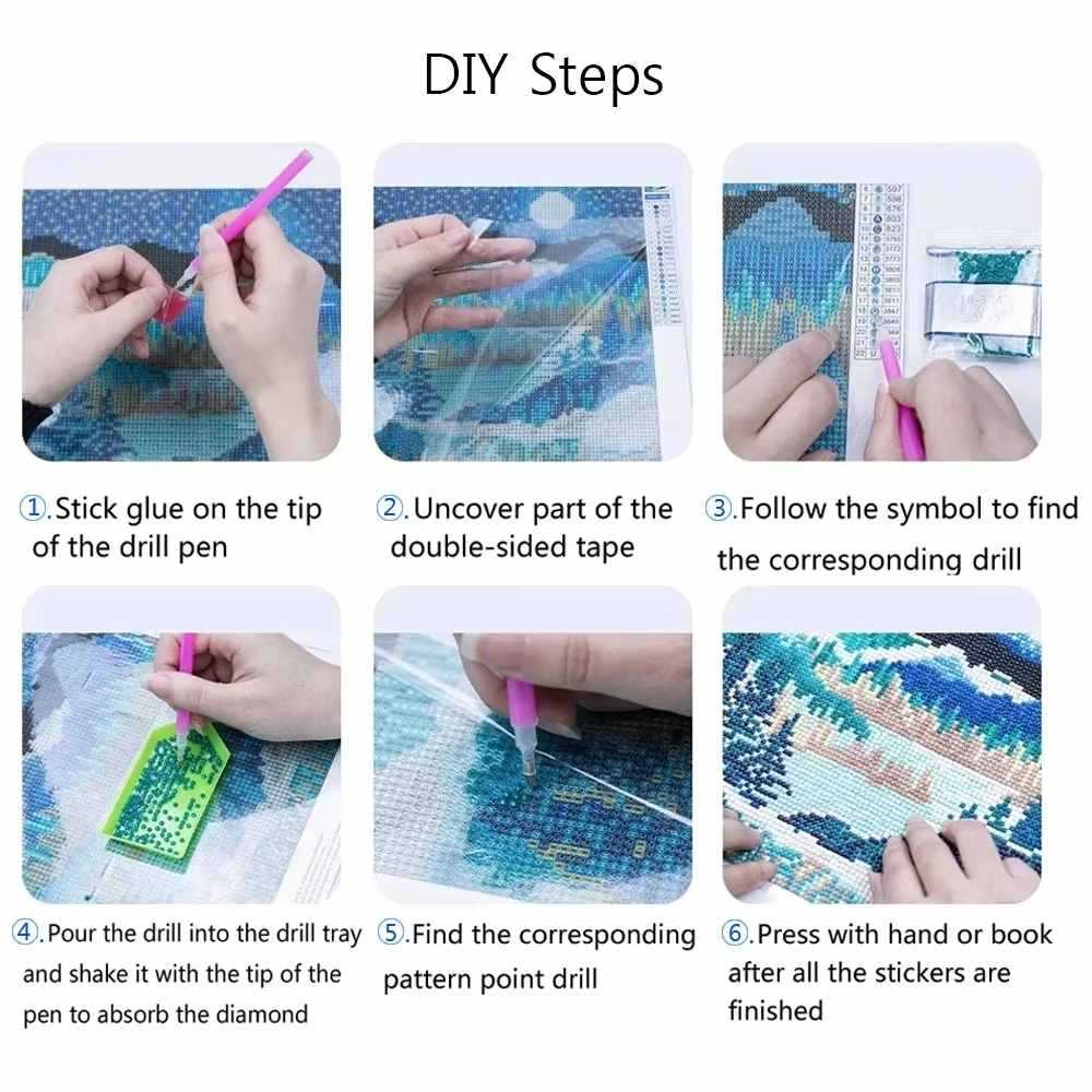 DIY RoundSquare Diamond Painting Pokemon Charizard Gengar Anime 5D Full Round Drill Diamond Painting