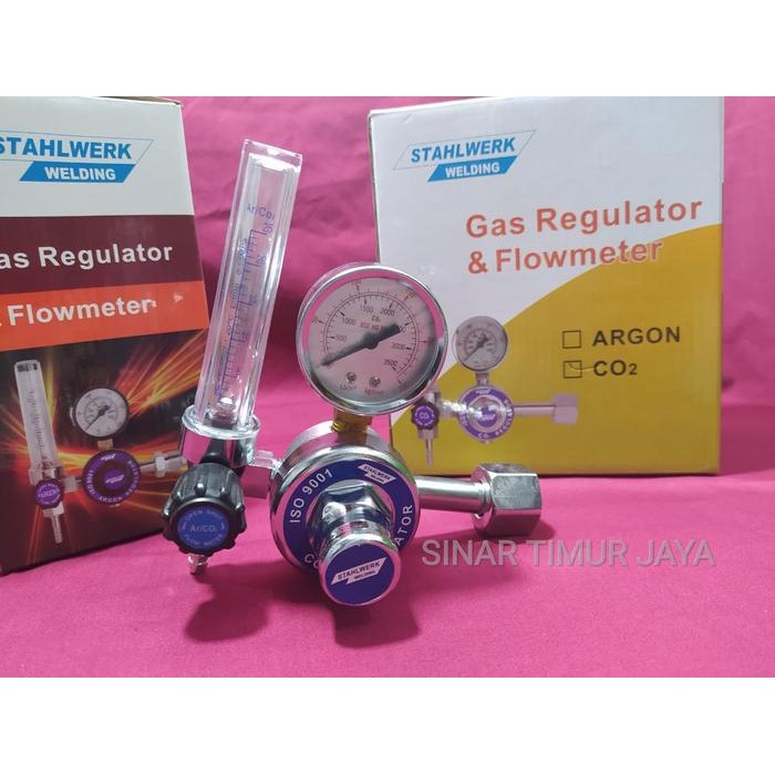 REGULATOR ARGON DAN CO 2 STAHLWERK GERMANY - ARGON