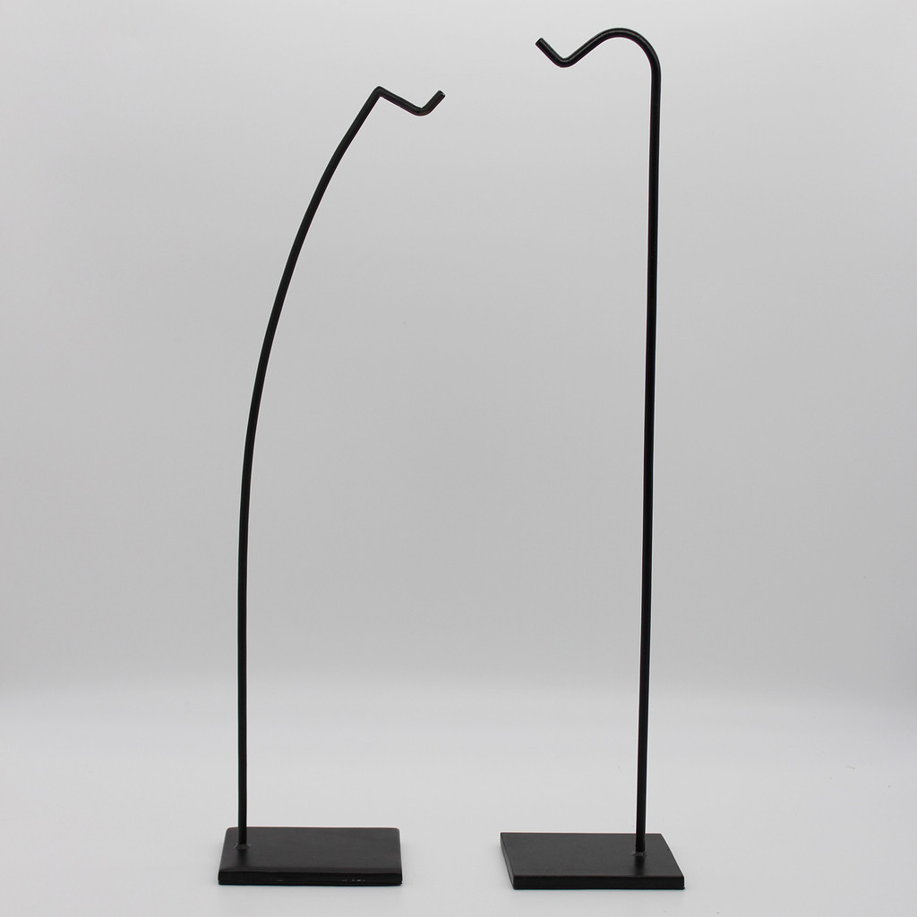 Small metal stand, Brush or jewellery holder