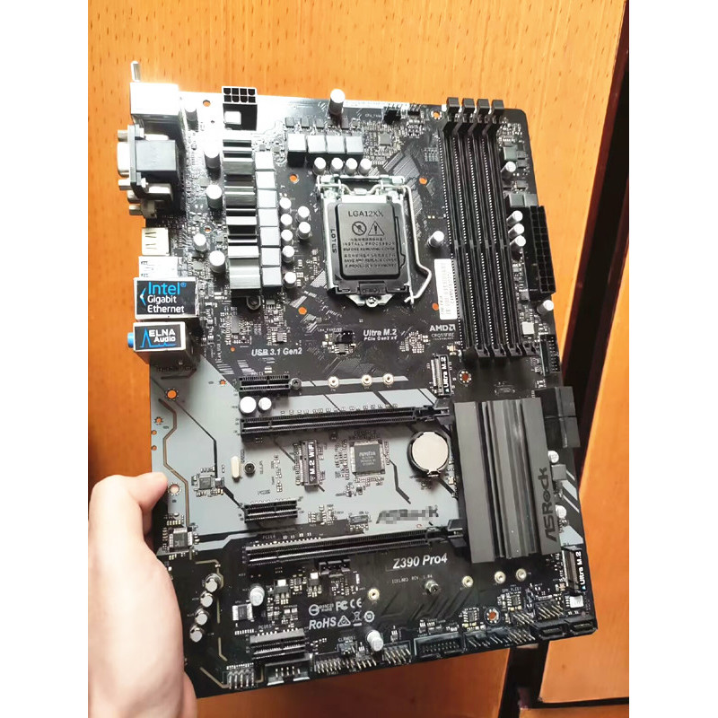 Casing Laptop For ASRock Z390 Pro4 Original Desktop 1151 Motherboard Z390 Socket LGA1151 DDR4 SATA3 