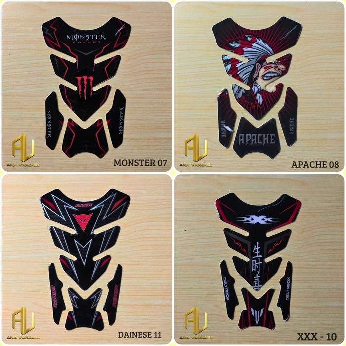 Tankpad protector universal tankpad Honda CBR 150 , Kawasaki ninja tankpad Yamaha Vixion stiker