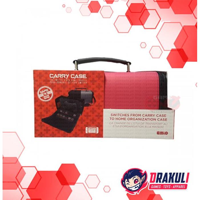 Nintendo Switch Emio Carry Case Red