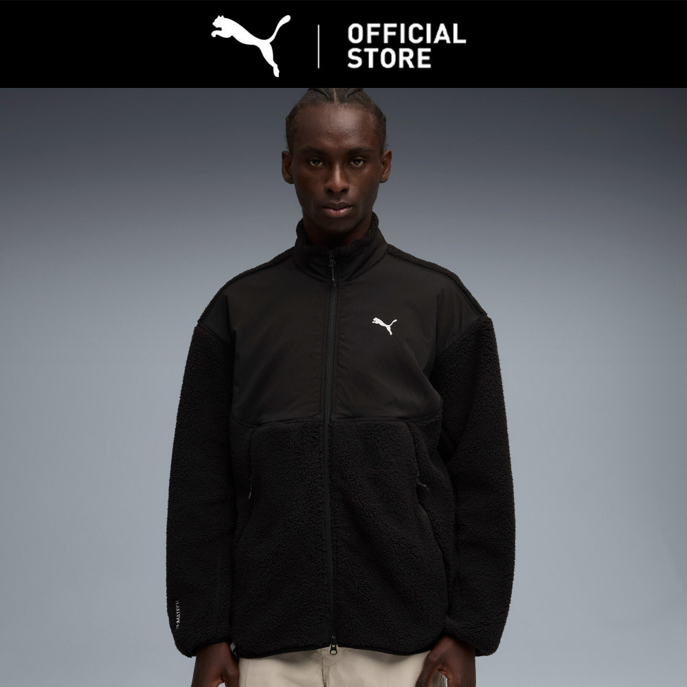 PUMA Jaket Sherpa Longgar PUMATECH Pria