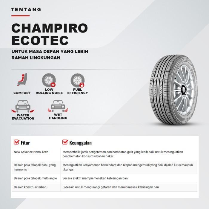 kytf- Gt Radial 185 65 R15 Champiro Ecotec Ban Mobil Ertiga Mobilio
