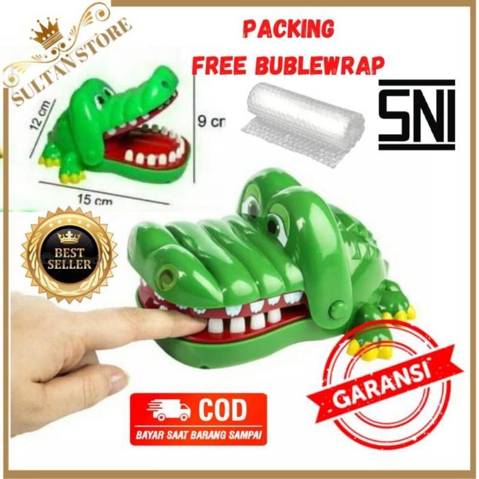 Mainan gigit buaya prank crocodile dentist Anak Plastik