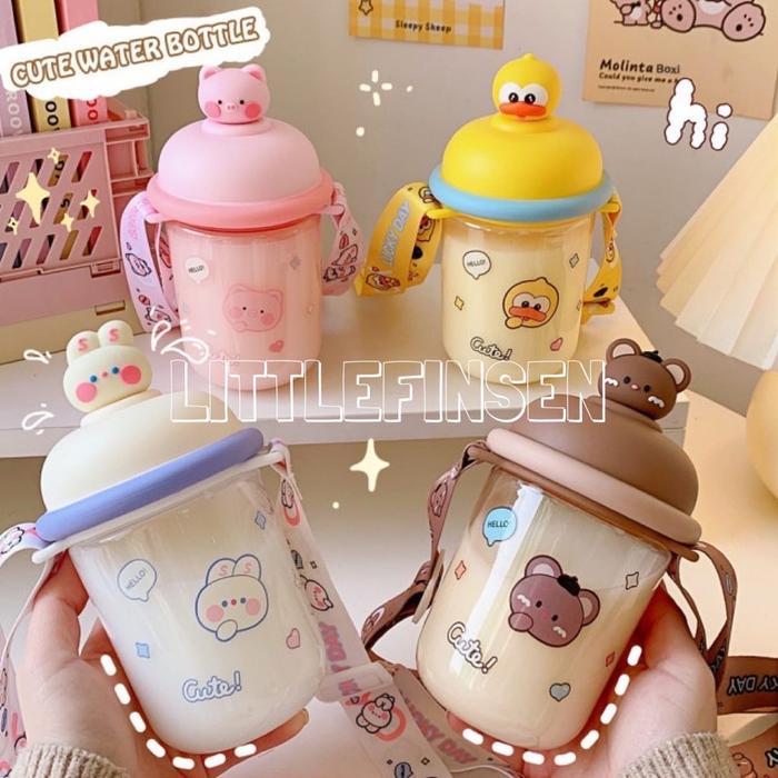 Botol Minum Lucu/Botol Minum Unik/Botol Minum Tutup Lucu