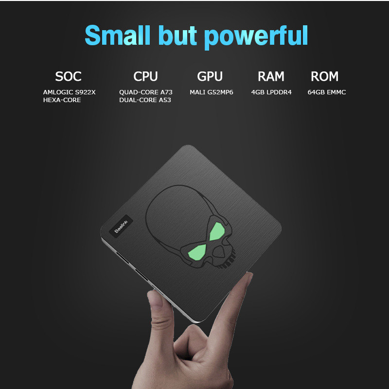 Super Console X King Video Game Consoles WiFi 6 TV BOX For PSP/PS1/SS/N64 Android 9 Amlogic S922X Wi