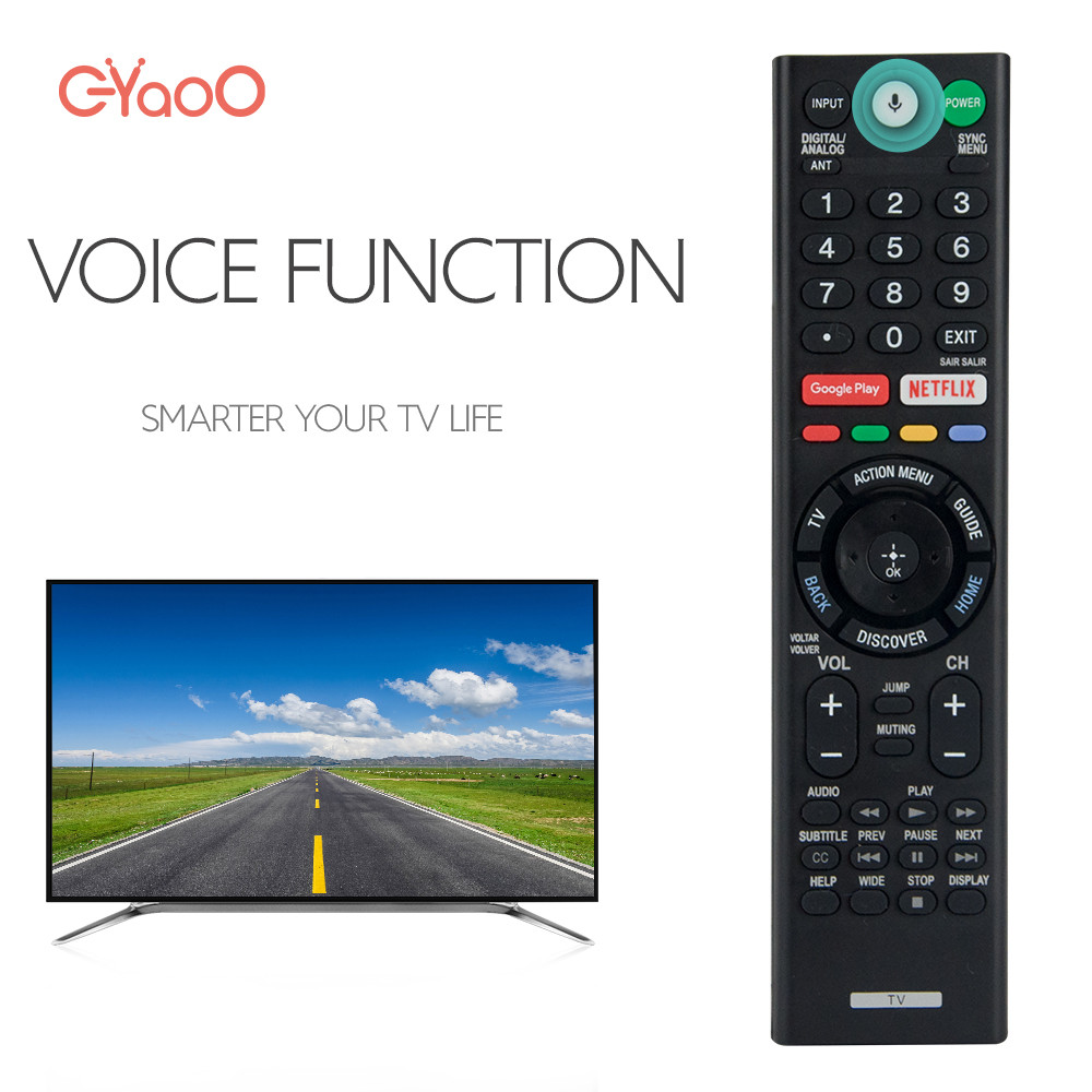 RMF-TX300B Voice Remote Control Replacement For Sony 4K Ultra HD Smart LED TV XBR-43X800E KDL-50W850