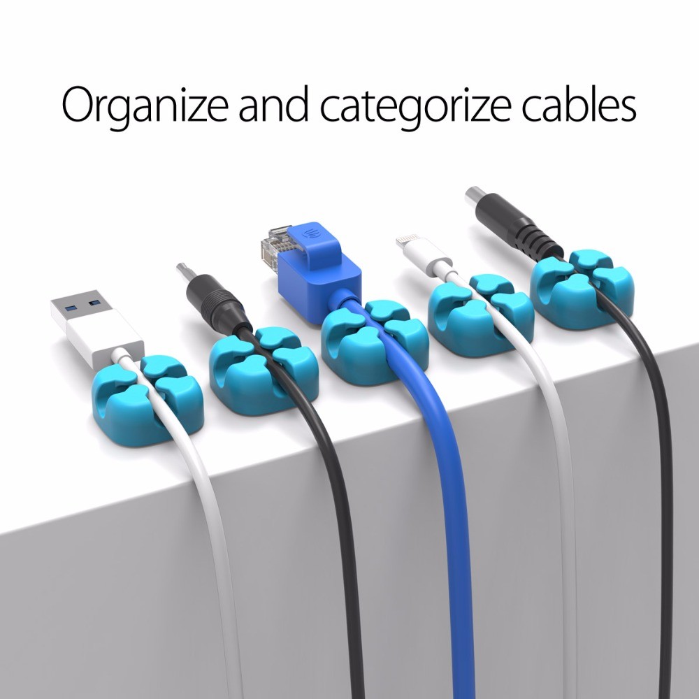 ORICO Mini Cable Organizer Wire Winder Clip Earphone Mouse Holder Cord USB Cable Management