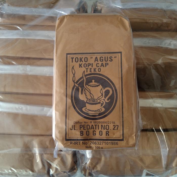 Ready Kopi Cap Teko 500Gr Kopi Tanpa Gula Toko Agus Bogor