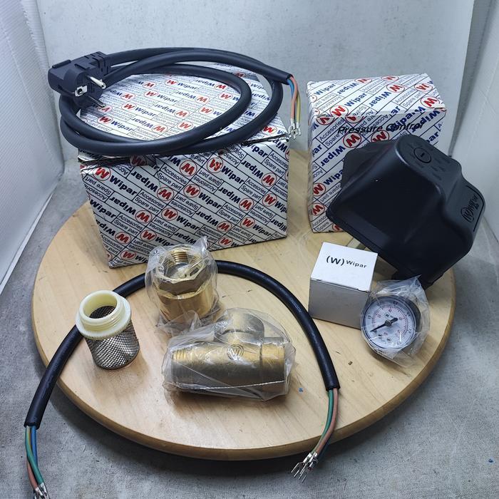 #@#@#@#@] Aksesoris pompa Pedrollo wipar + tabung (otomatis, pressure gauge, tee, check valve,