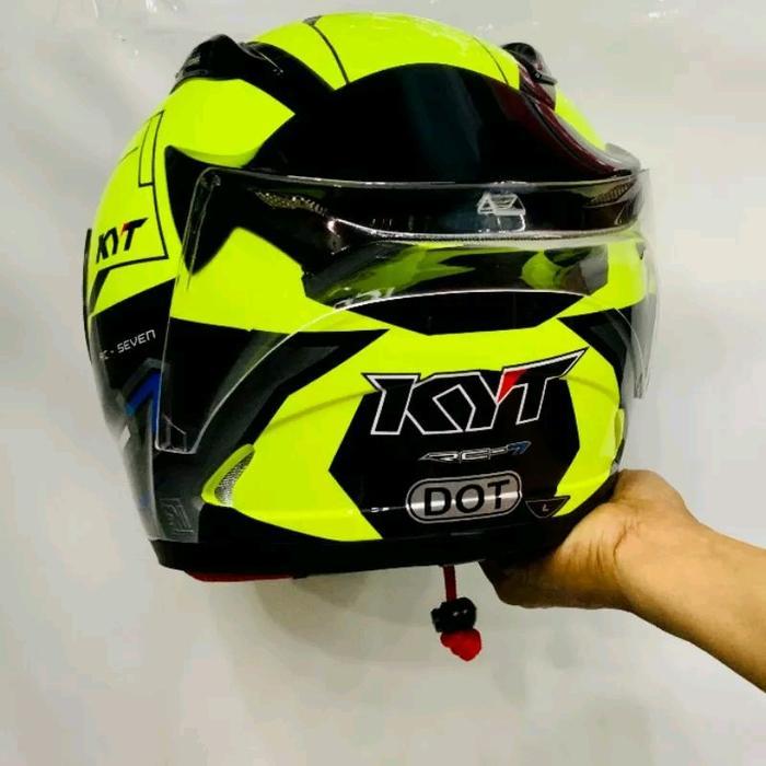 ORIGINAL SPOILER 3D HELM KYT RC7 / RC SEVEN AKRILIK Motorcycle READY STOCK