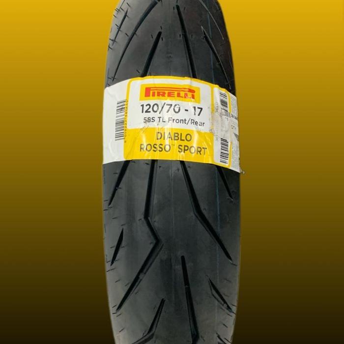 Ban Pirelli Diablo Rosso Sports 120/70 Ring 17 For Ninja CBR R25 MT25