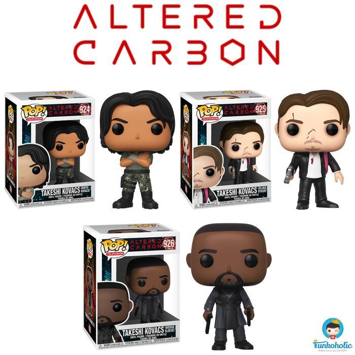 Funko Pop Set Promotion Altered Carbon - Takeshi Kovacs [3 Items]