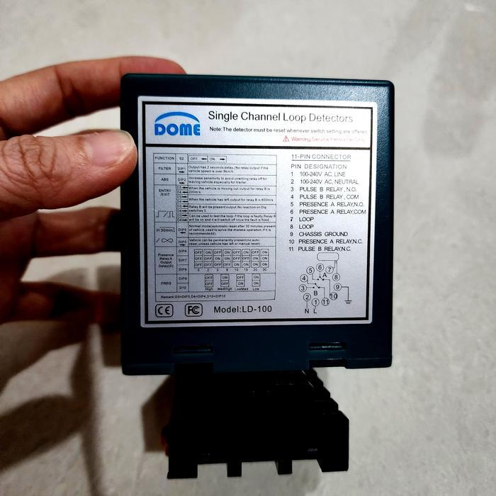 rw9r- Matrix Loop Detector Hijau Single Vehicle Loop Sl100 Vld Matrix