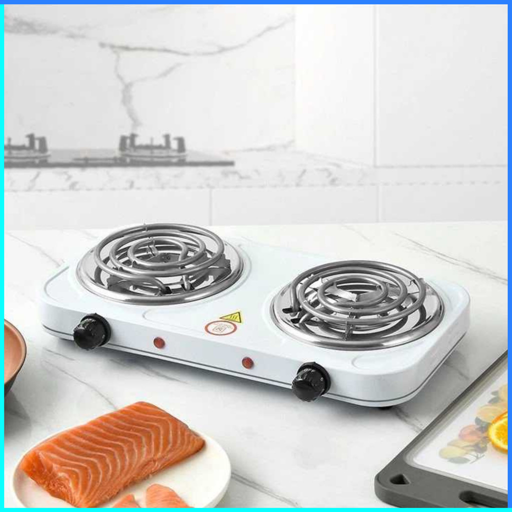 COD TOKIWA Kompor Listrik 2 tungku serbaguna terbaik Cooking Stove 2 Heating Coil 2000W - THP-5703 /