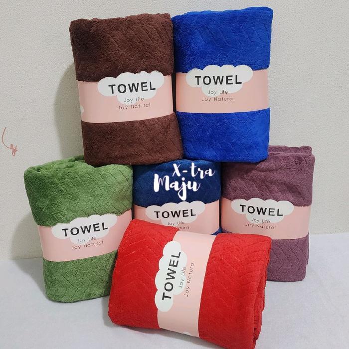fvxy- Handuk Dewasa 70X140 / Handuk Dewasa Polos Lembut - Grosir