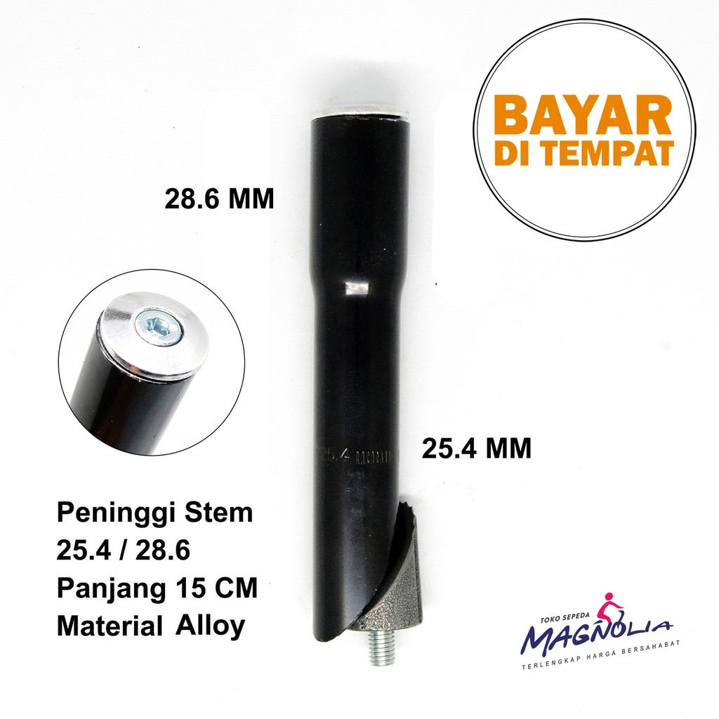 Adaptor Handle Stem Stir Sepeda MTB Gunung 25.4 to 28.6 Stir Oversize Komponen Sepeda MTB Gunung Kom