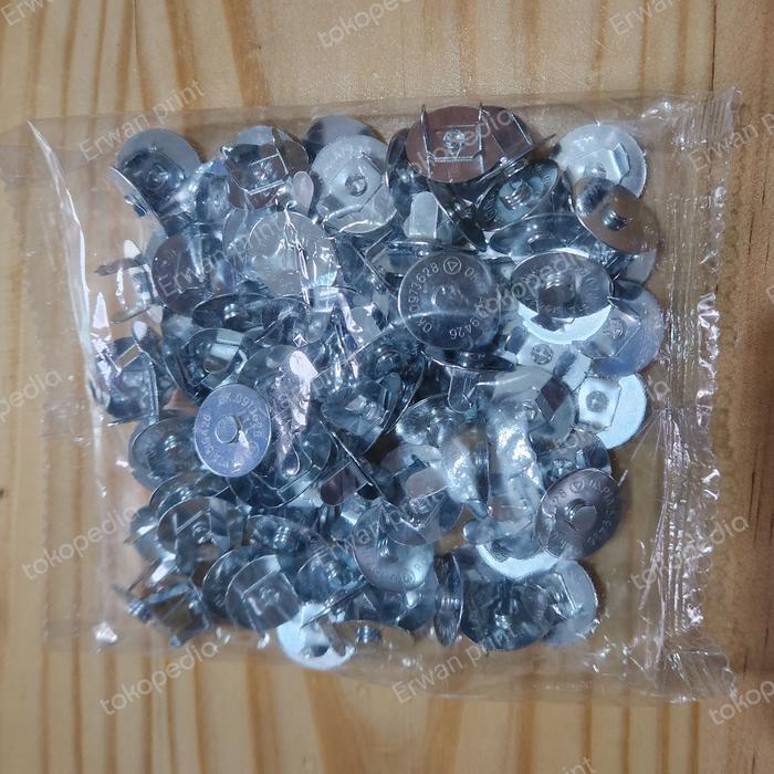 ptm0- Kancing Magnet Tas / Dompet Uk.18 Mm Nikel