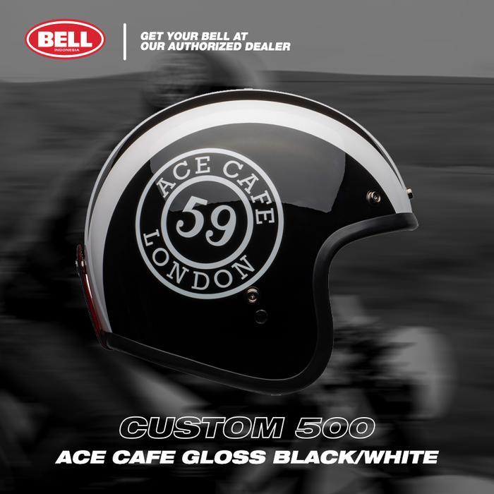 Helm Bell Custom 500 Ace Cafe 59 London Open Face Retro