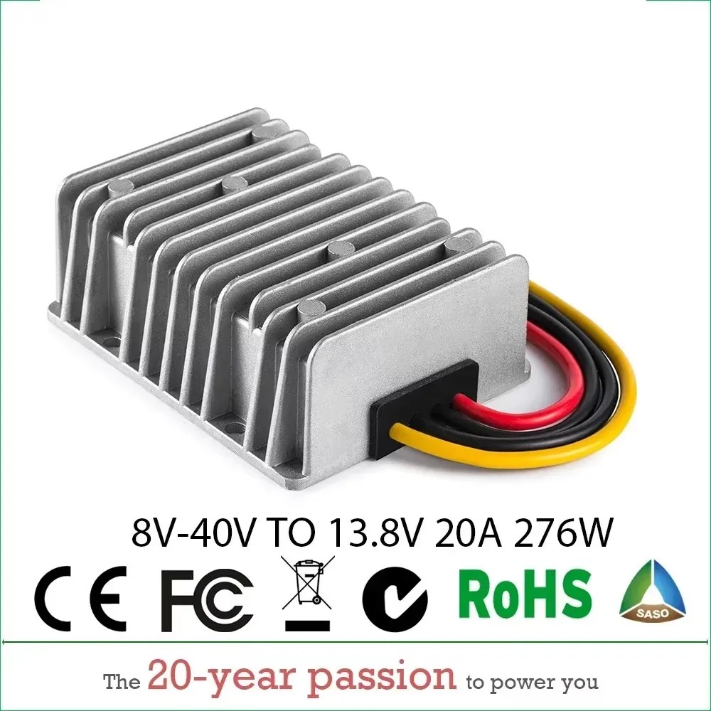 8-40V TO 12V 13.8V 19V 3A 5A 6A 10A 20A 25A BOOST BUCK DC DC POWER CONVERTER REGULATOR VOLTAGE