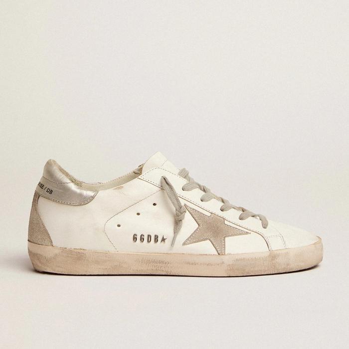 Murah Golden Goose Superstar White Silver Heel Tab Made in Italy Original Premium