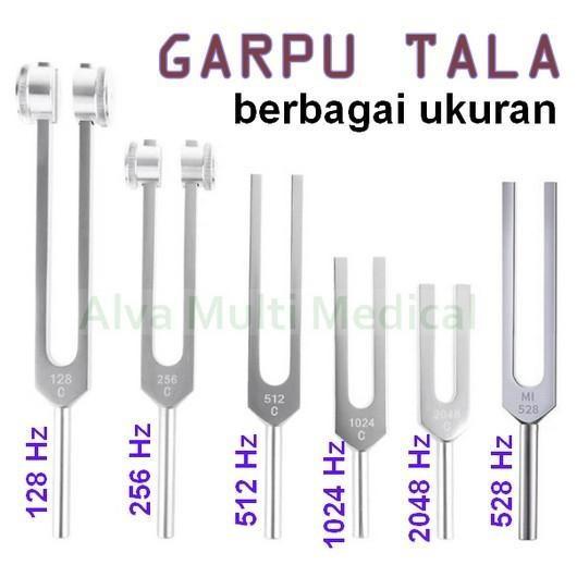 Tuning Fork / Garpu Tala Dengan Tas / Garputala Medical / Garpu Tala Medis