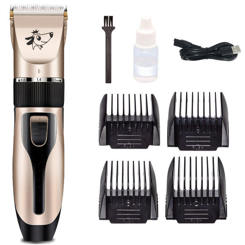 USB Charger Rechargeable Low-noise Pet Hair Clipper Remover Cutter Grooming Cat Dog Hair Trimmer Ele
