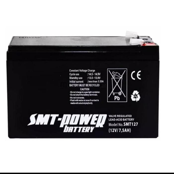 Safetr- Aki Baterai Kering Mobil Motor Pliko Mainan Anak 12V 7Ah 7,2Ah 7,5Ah