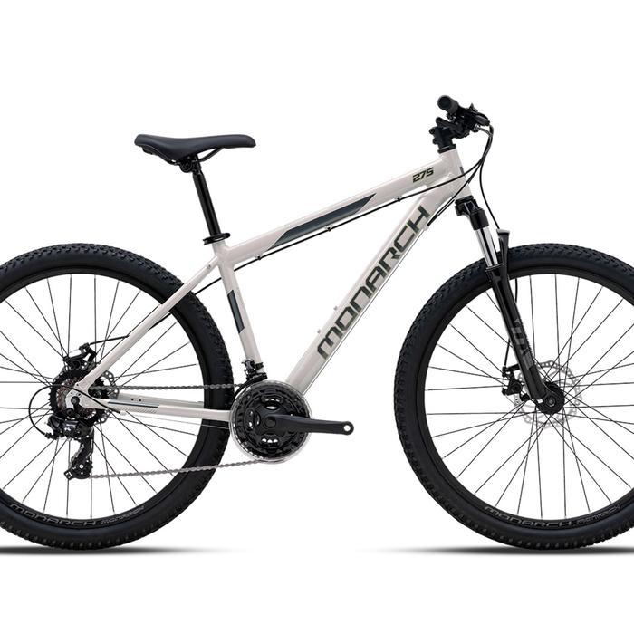 SEPEDA MTB (POLYGON) MONARCH 275 ALLOY FRAME 27.5 Inch 3x7 Sp - Silver/White