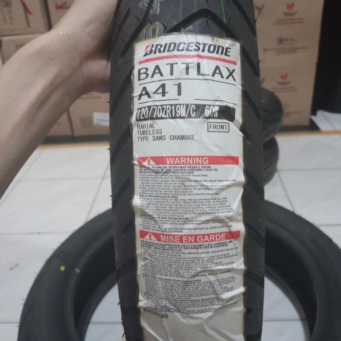 BAN LUAR BATTLAX A41 UKURAN 120/70-19