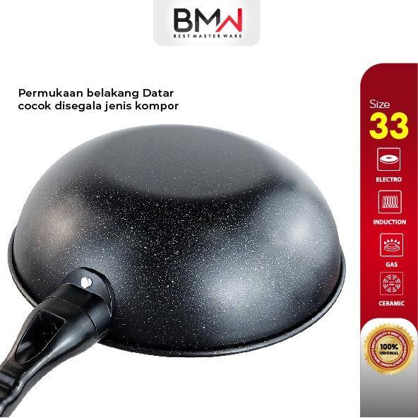 Wajan Batu Medis Wajan Penggorengan Anti Lengket Wajan 33 Cm Penggorengan Premium Quality Wajan