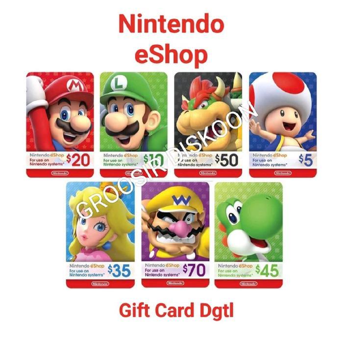 Nintendo Gift Card 10 US Dolar USD $10 Wallet eShop Amerika USA