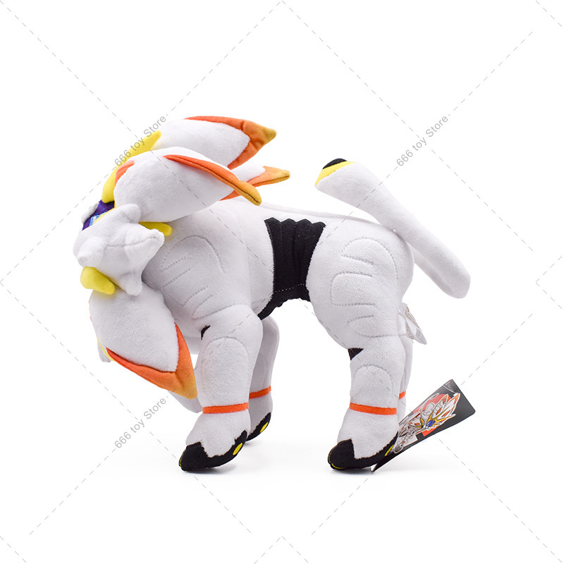 2 Styles Pokemon Plush Alolan Solgaleo Lunala Peluche Stuffed Doll Toys Gifts for Kids Birthday