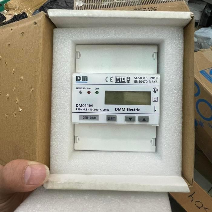 DM011M KWH METER DIGITAL 1PHASE DM DIRECT 100A TANPA CT