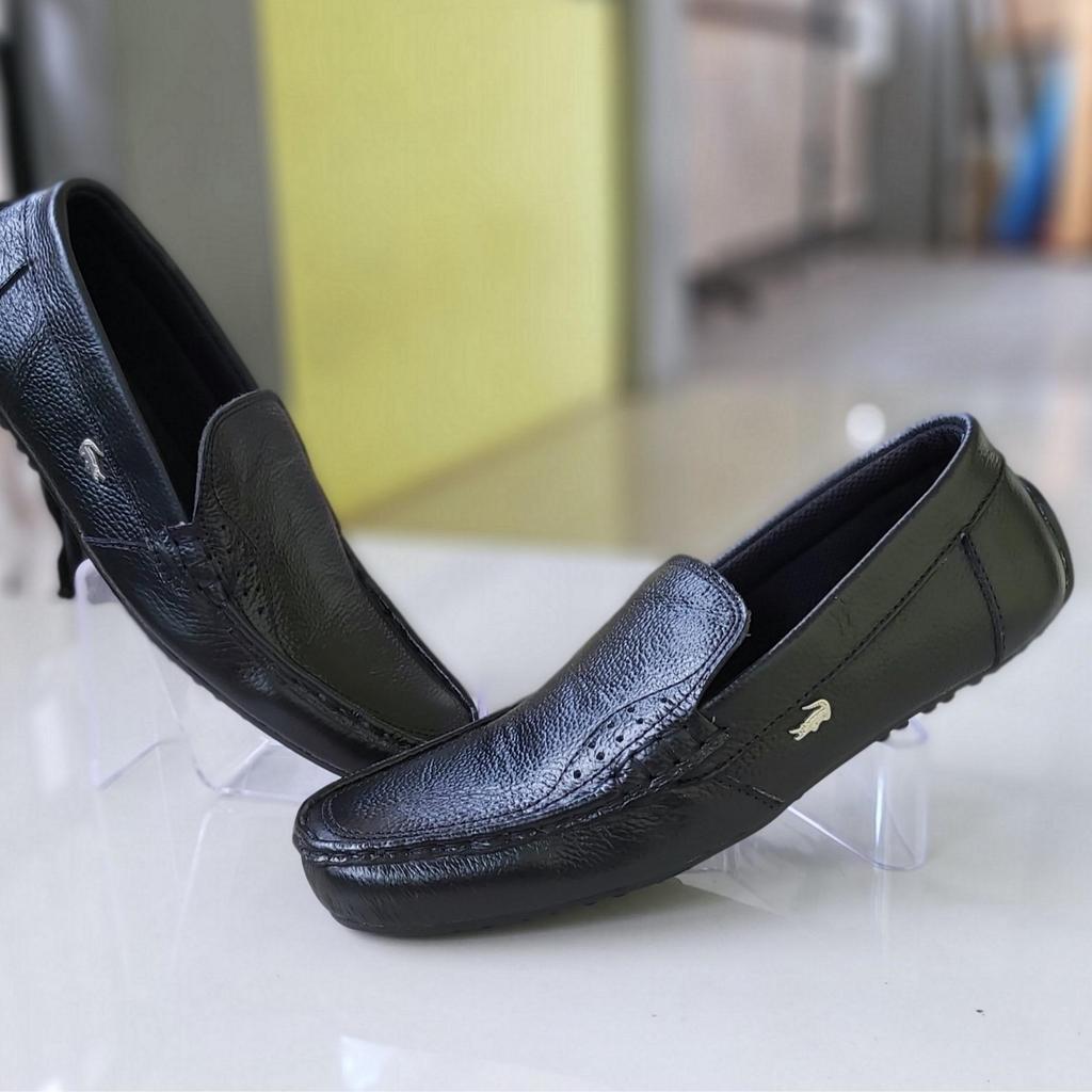 Sepatu Slip On Pria Kickers MOCCASIN SIMPLE KULIT ASLLI TERMURAH SEPATU CASUAL PRIA SLOP SANTAI FORM